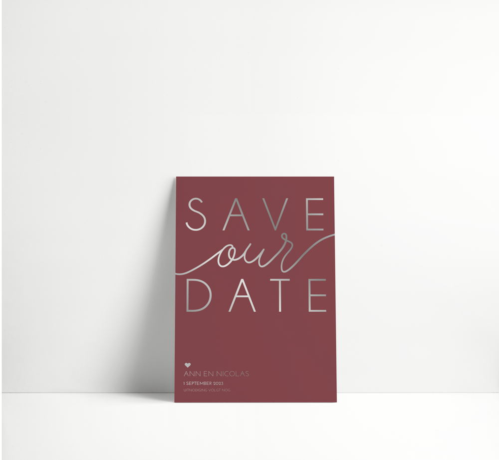 Save our date kleur